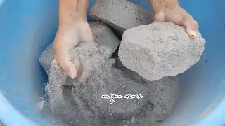 ASMR|dry tub crumbling|satisfying sound|unique ASMR