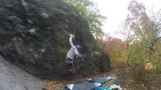 Central Park Bouldering - Worthless Boulder - Jewish Values V9