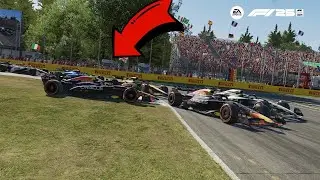 Creating Crashes in the F1 25 game - Monza