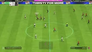 Rafael Leao trivela goal with Valdemir EAFC 24 FUT