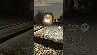A 60mph CSX mixed freight train passes through the diamond made by Sora Ai
