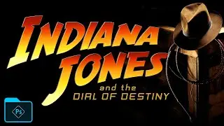 INDIANA JONES and the DIAL OF DESTINY Texto con PHOTOSHOP