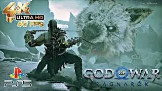 The Garm Gaint Wolf vs Kartos Boss Fight Part-2 God of War Ragnarok(PS5 Gameplay 4K ULTRA HD 60 FPS)