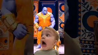 Baby Gets Scared Watching Thanos Dance 😂 | Funny Baby Reaction Video 2025