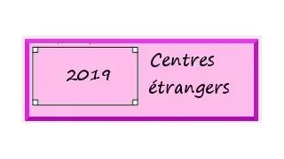 DNB Centres &eacute;trangers juin 2019 - Scratch