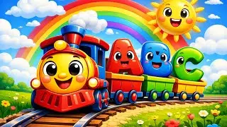 ABC Adventure Train | A to Z Alphabet Song for Kids 🚂🎵