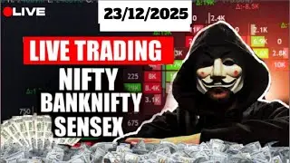 LIVE Trading Nifty & Banknifty Order flow Analysis 23 Dec #livetrading #nifty #banknifty #orderflow