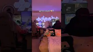His & Hers Setups 💜 #couples #marriedgamers #relationshipgoals #gamercouple #setupgoals #relatable
