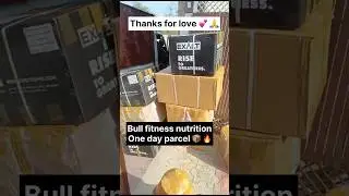 Bull fitness nutrition one day parcels 🥰| customer reviews | us supplements | muscle recovery sale