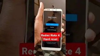 Redmi note 4 hard reset, screen lock remove #shorts #short