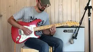 5 minutes with a Fender CS 56 Relic Strat into the Carr Telstar
