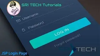 [SRI TECH] How to Create a Login Page using JSP with MYSQL | Web Development Tutorials 2018