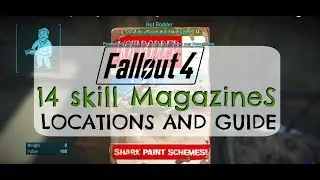 fallout 4 skill magazines // skill book locations // Tterbs Game