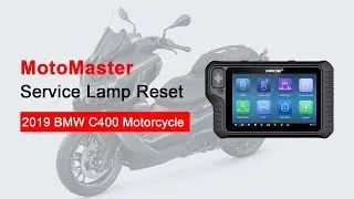 How to Reset Service Light on 2019 BMW C400 Scooter with OBDSTAR MotoMaster?