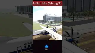 Airplane ✈️ in Indian bike Driving 3d 😱#shorts #india #trending