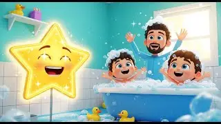 Muslim Star Bath Time Song | Wash Your Hands, Face & Feet | Islamic Kids Learning Rhymes