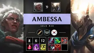 Ambessa Mid vs Pantheon - KR Challenger Patch 25.17