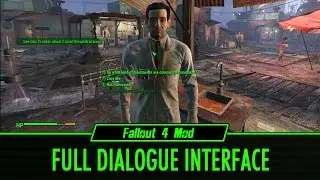 Мод Fallout 4: полноценный диалоговый интерфейс
