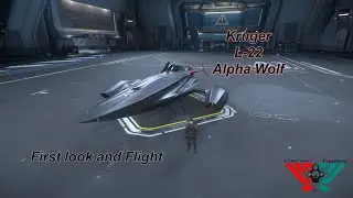 Star Citizen ¦ Kruger L 22 Alpha Wolf First look and Flight