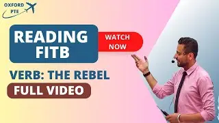 Reading Fill in The Blanks// Part 2// VERB: THE REBEL
