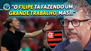 CLEBER XAVIER FALA SOBRE FILIPE LU&Iacute;S NO FLAMENGO