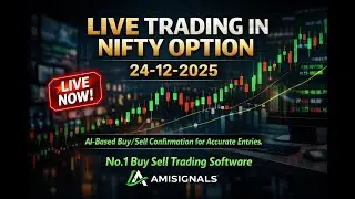 Live Trading in Nifty Option | 24-12-2025 | No1 Buy Sell Trading Software | #nifty #banknifty