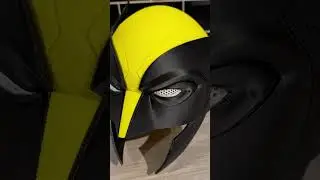 Link in description. 3D printed wolverine cosplay cowl from Deadpool 3