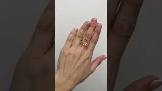 Anello Chopard collezione Happy diamonds in oro rosa 18kt con diamante