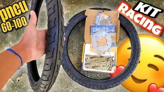 Coloquei pneu fino 60-100 na shineray