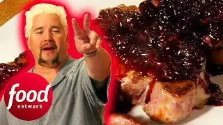 Christmas In Flavour Town With Guy&rsquo;s Cranberry-Glazed Pork Loin | Guy's Big Bite Christmas Special