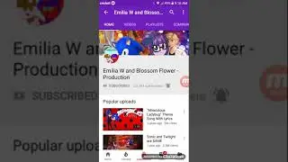 emilia w and blssom flower production 🎮🎧🎸🎤🎶🎵😎🌻🌹😊😇