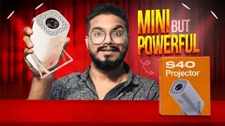 S40 4K Projector Full Review | Best Budget 4K Home Theater 2025🔥 | Unboxing + Demo #zonealpha #viral