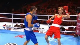 Round of 32 (57kg) JENSEN Frederik Lundgaard (DEN) vs GALOS Roland (HUN) /AIBA World 2019