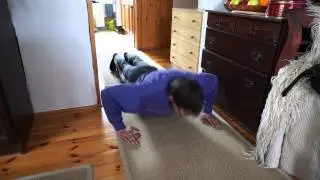 A Young Man's Daily Pushup Exercise - Cameraman Workshop Homework