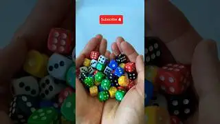 Satisfying Dice Reversed 🎲 #shorts #shortsclip #asmr #viral #reverse #dice #subscribe #blue #like
