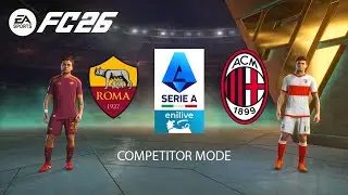 FC 26 - AS Roma vs AC Milan - Serie A giornata 22 - Simulazione Modalit&agrave; Competitiva