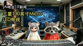 [AI电台] IT新闻 - 三星130英寸MicroLED电视 - 2026年01月06日