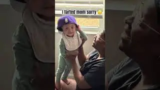 Sorry mommy I farted #babyshorts #babyvideos #baby