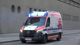[Neuer FAV-1T]! Neuer RTW der Berufsrettung Wien auf Einsatzfahrt