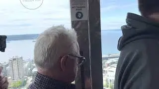 Seattle&rsquo;s Space Needle elevator ride.