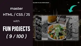 09 - Fullscreen Overlay Navigation Hamburger Menu | Master HTML / CSS / JS with Fun Projects (9/100)