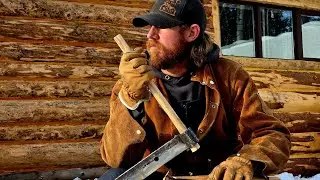 Forging a Bushcraft Froe Axe from 1900s Steel | Hand-Made Axe Build & Real-World Test