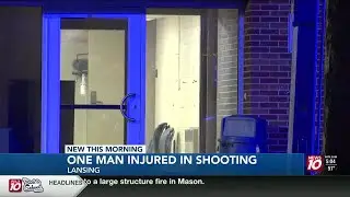 One man injured in overnight shooting in Lansing