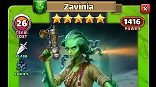 Empires & Puzzles Zavinia New Secret Hero Who is she and is the Green Squid girl any good? 🤫🫣🐙