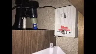 Installing a Water Leak Detection Alarm in Our Travel Trailer (with a shut off switch)