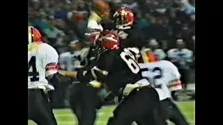 Bellaire Big Reds football - 1995 Playoffs v. Versailles, Ohio Div. 4 State Championship