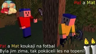 Pat a Mat koukají na football 🌲🎄#4 #parodie #fotball  #minecraft