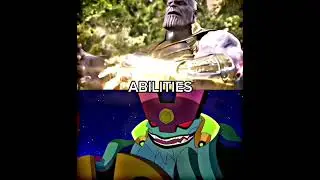 Thanos (Infinity Gauntlet) VS Vilgax (Chronosapien Time Bomb) #marvel #ben10 #shorts#thepoisonprince