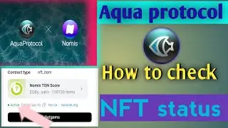 Aqua protocol New Update// How to check your NFT Reputation.