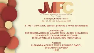 14&ordf; JVIPC - ET 03 &ndash; ELIANDRA MORAES PIRES, EDUARDO SABEL, EVERALDO SILVEIRA